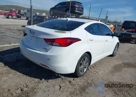 2013 Hyundai Elantra Gls z USA, uszkodzony, nr VIN 5NPDH4AEXDH299470